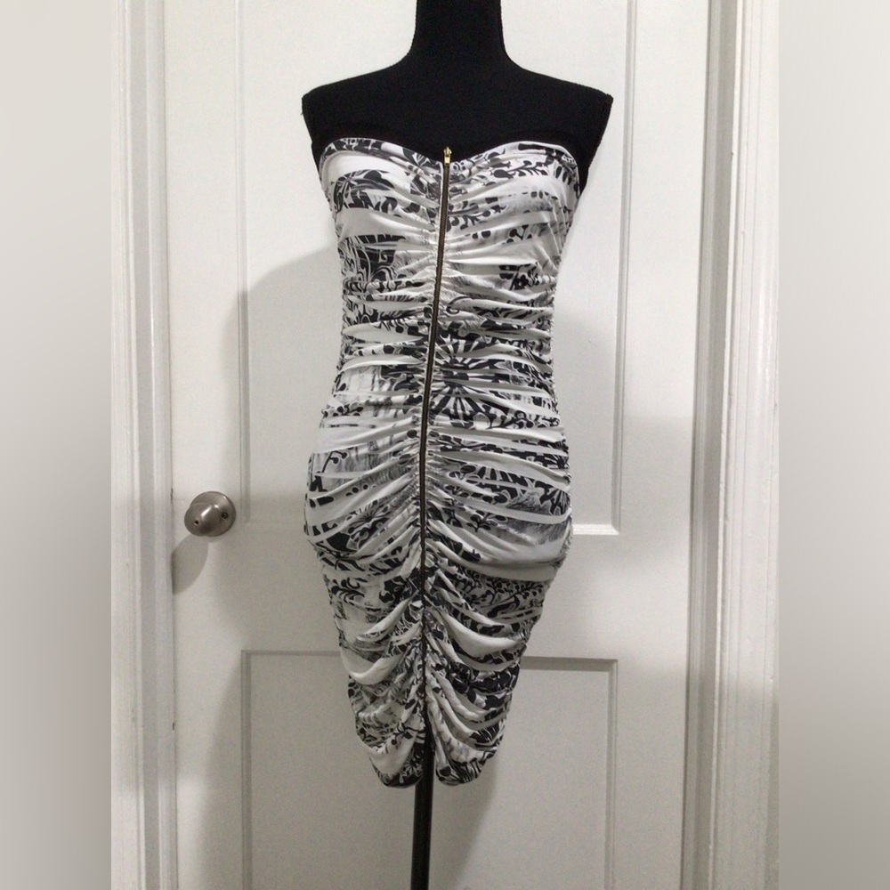 Black and white dress